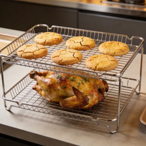 Stainless Steel Double-Layer Cooling Rack