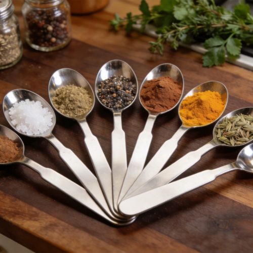 Stainless Steel Measuring Spoon Set of 8